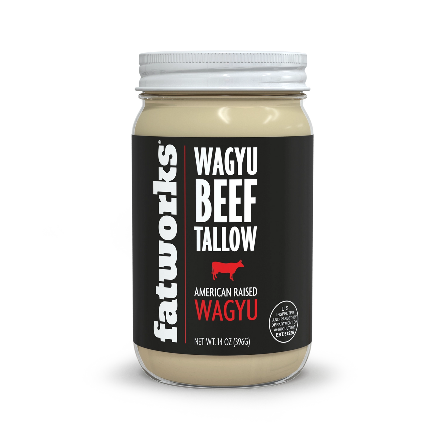 Wagyu Beef Tallow – 1.9 lb Jar by Fatworks