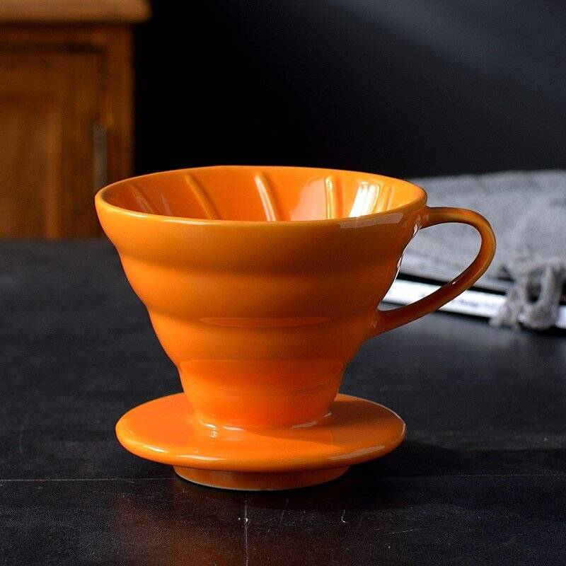 Coffee Dripper Hario V60 Style Drip Filter Cup Permanent Pour Over-4